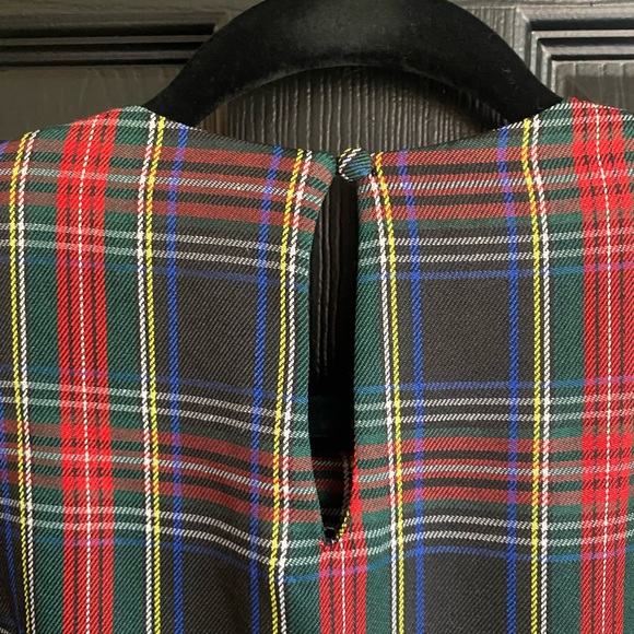Aura Multicolor Plaid  Tartan Dress Christmas - Picture 4 of 10